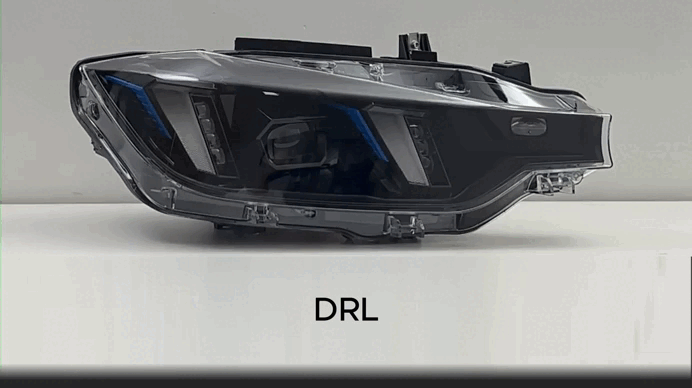 Suitable for 2013–2018 BMW 3 Series F30 LED Headlight Assembly Upgrade with Projector Lens and DRL