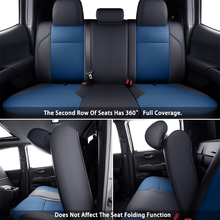 Load image into Gallery viewer, Custom Luxury Leather Car Seat Covers for Toyota Tacoma Crew Cab (2016-2023)