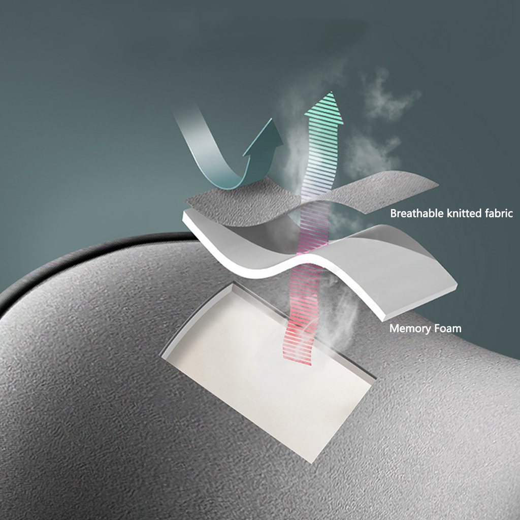 Car Headrest & Lumbar Support Cushion