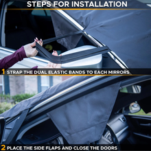 Load image into Gallery viewer, Windshield Cover for Ice and Snow | Heavy Duty 600D Oxford Fabric | Windshield Protector for Cars, SUVs