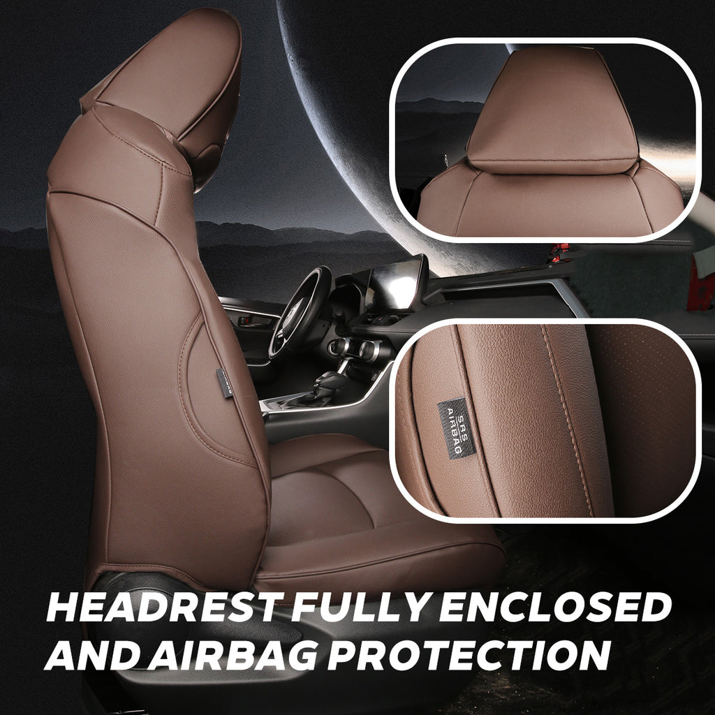 Custom Leather Seat Covers Full Set for Toyota RAV4 (2019–2025)