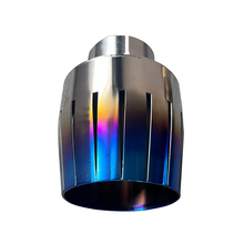 Load image into Gallery viewer, Titanium Exhaust Tip Set/ Raw Finish/ Fits MKV Toyota Supra GR A90/ A91 & Nissan R35 GTR 09+/ High Durability Replacement