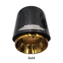 Load image into Gallery viewer, Black Carbon Fiber Exhaust Muffler Tip for Mini Cooper & BMW MINI (R55-R61, F54-F60)