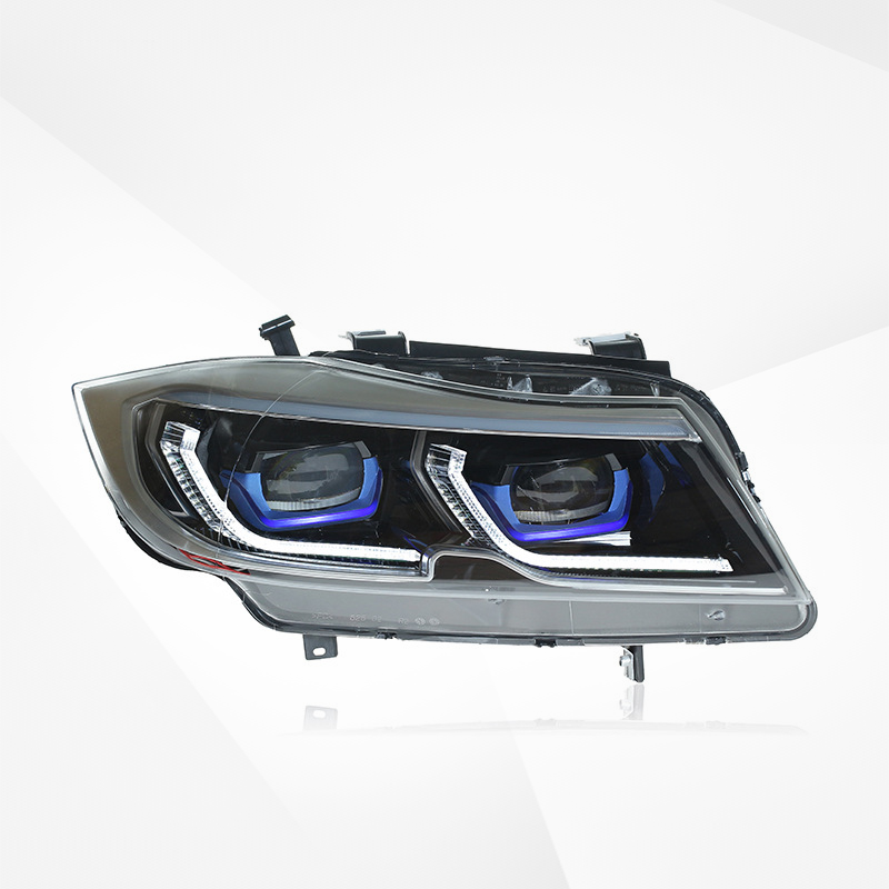 Applicable to 2005-2012 BMW 3 Series E90 LED Lens Headlights Assembly Upgrade Version, Streamer Turn Signal