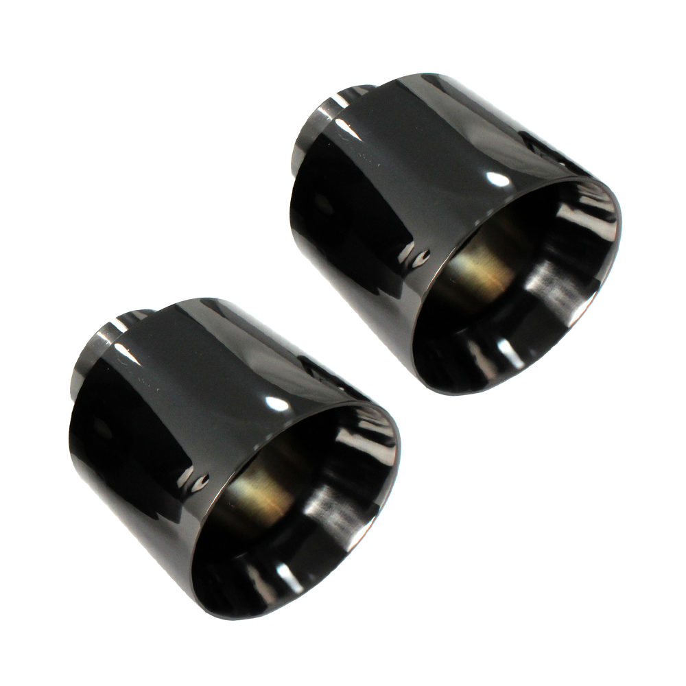 Chrome Exhaust Tip 4''/5'' – Slant/Straight Cut for Dodge Charger & Ford Mustang