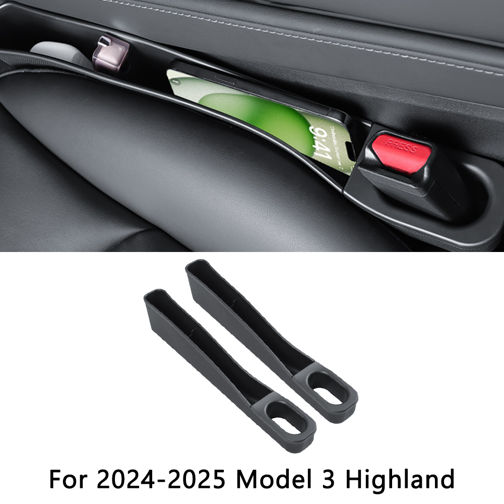 Tesla Model 3/Y Custom Storage Organizer 10-Piece Set - Highland/Juniper Floor Mats+Trunk Bucket+Phone Holder