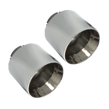 Load image into Gallery viewer, Chrome Exhaust Tip 4''/5'' – Slant/Straight Cut for Dodge Charger & Ford Mustang