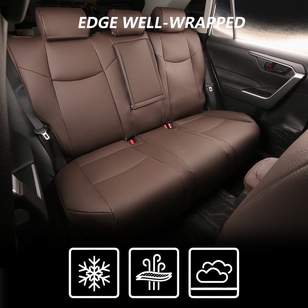 Custom Leather Seat Covers Full Set for Toyota RAV4 (2019–2025)