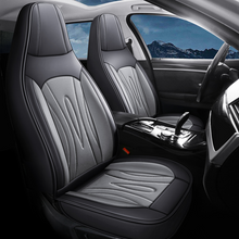 Load image into Gallery viewer, High-Back Leather Car Seat Covers, Waterproof, Airbag Compatible, for Cars, SUVs, Trucks, and Vans