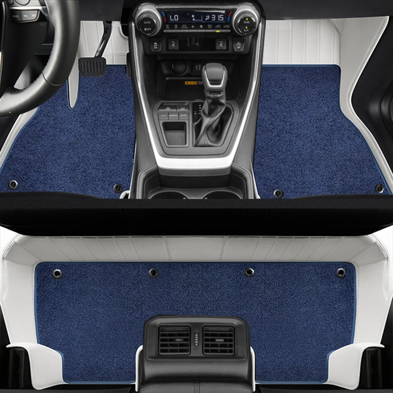 Special for Toyota RAV4(2013-2024) Leather Floor Mat Fully Surrounded By All-Weather Floor Mat