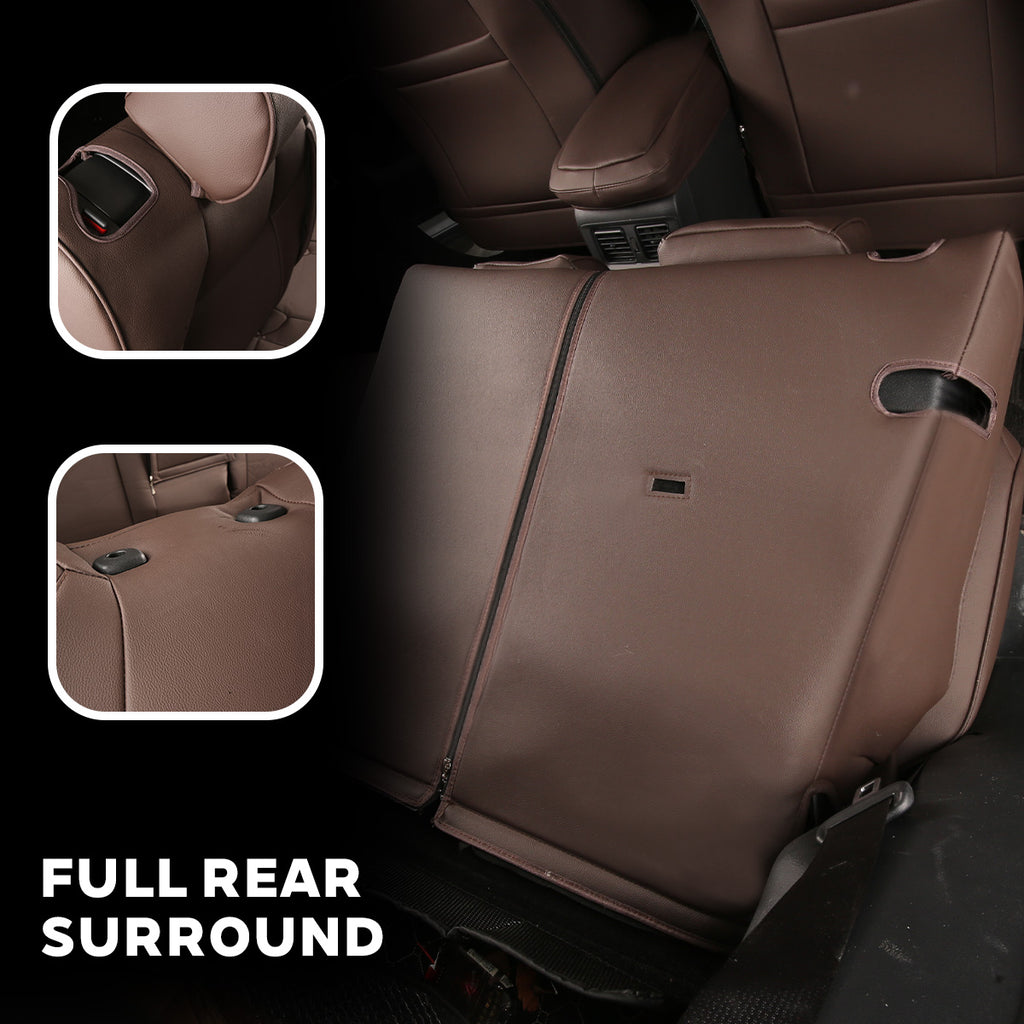 Custom Leather Seat Covers Full Set for Toyota RAV4 (2019–2025)