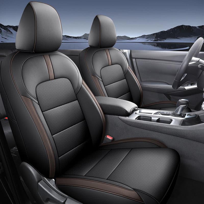 Custom Fit Leather Seat Covers for Nissan Sentra 2020-2025 - Airbag Compatible
