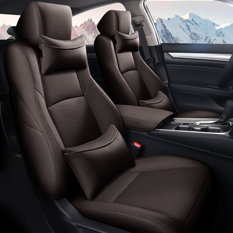 Custom Leather Car Seat Cover Full Set For Honda Accord(2013-2025)