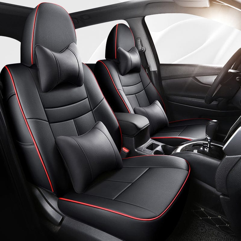 Custom Leather Car Seat Covers Full Set Special For Nissan Rogue (2014-2025)
