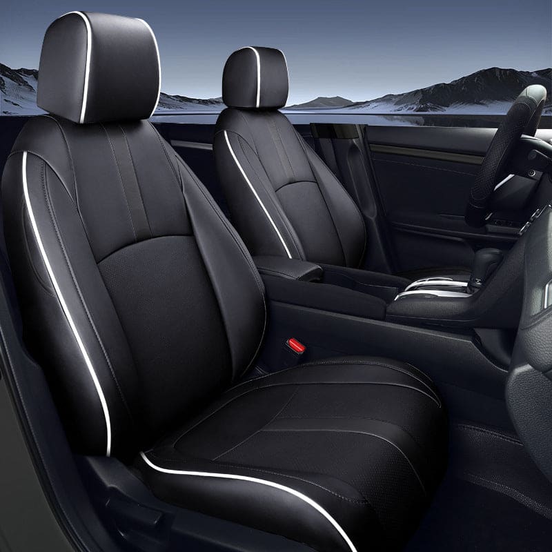 Custom Luxury Leather Car Seat Cover Full Set Special For Honda Civic (2016-2025)