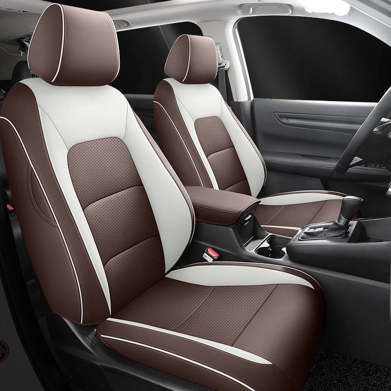 Custom Luxury Leather Car Seat Covers Full Set Special For Honda CRV (2023-2026)