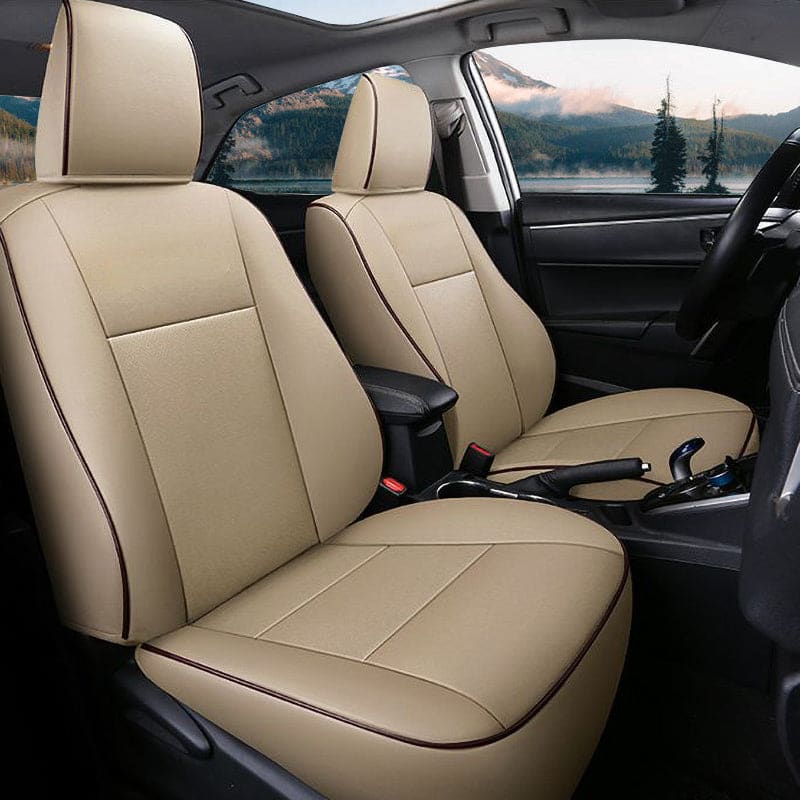 Custom for Toyota Corolla(2014-2024) Leather Car Seat Cover Full Set