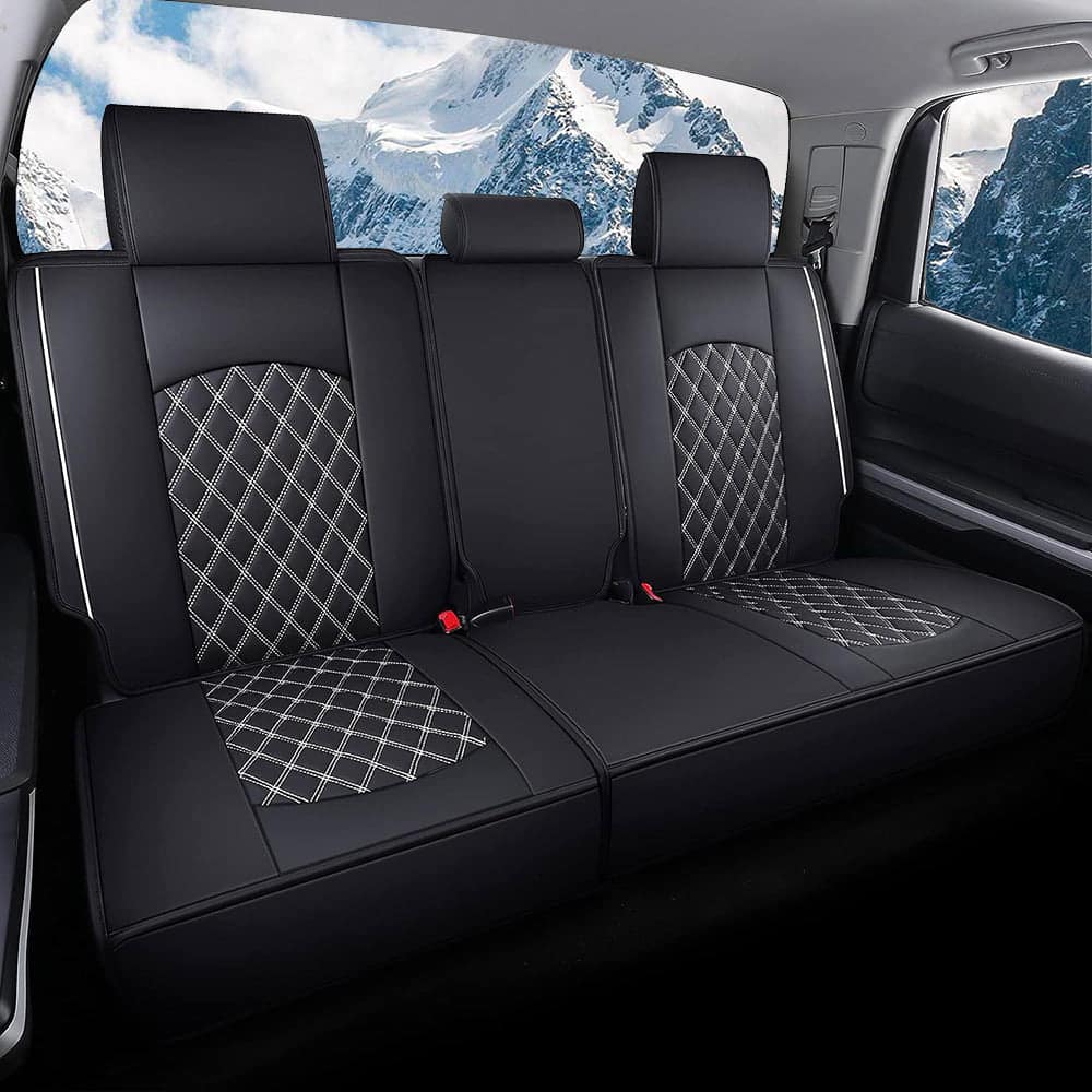 Custom Leather Car Seat Covers Full Set For Toyota Tundra (2014-2025)