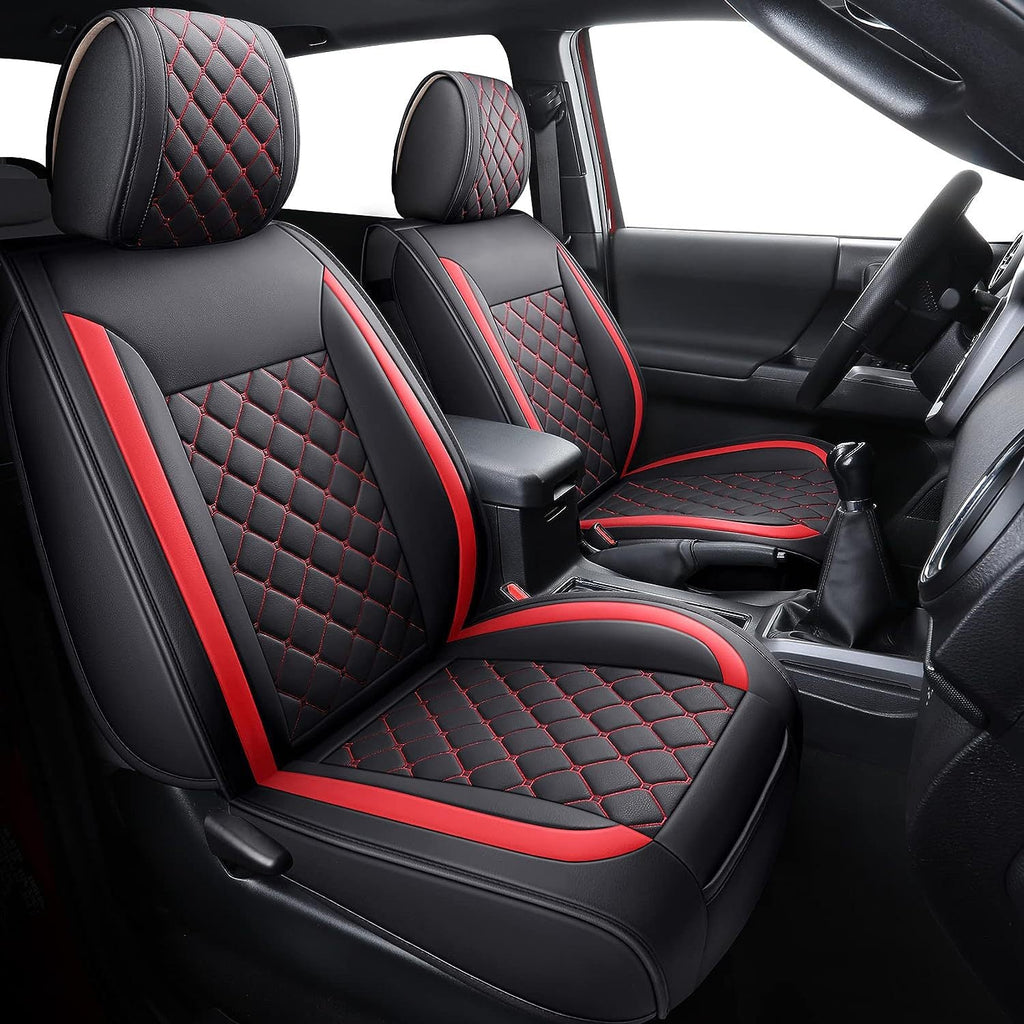 Custom Fit Leather Car Seat Covers Full Set For Nissan Frontier (2005-2025)