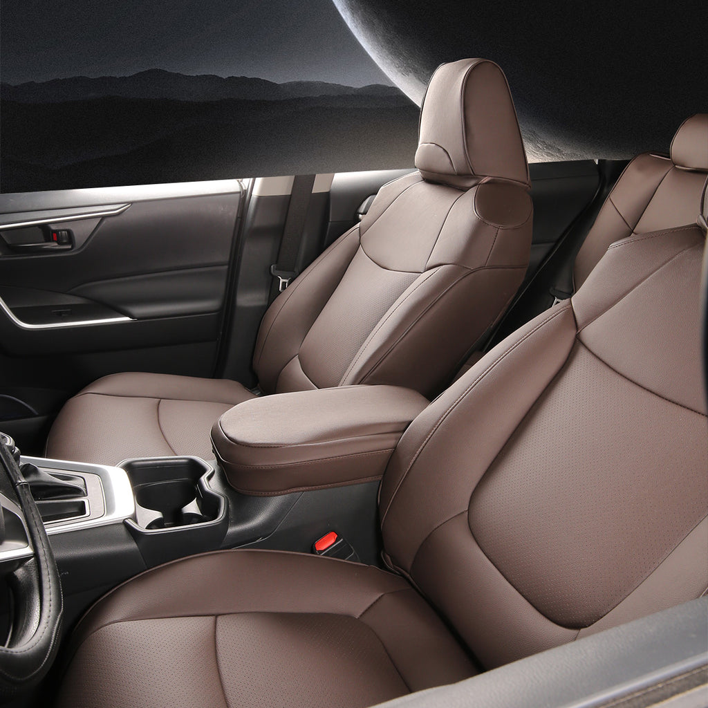 Custom Leather Seat Covers Full Set for Toyota RAV4 (2019–2025)