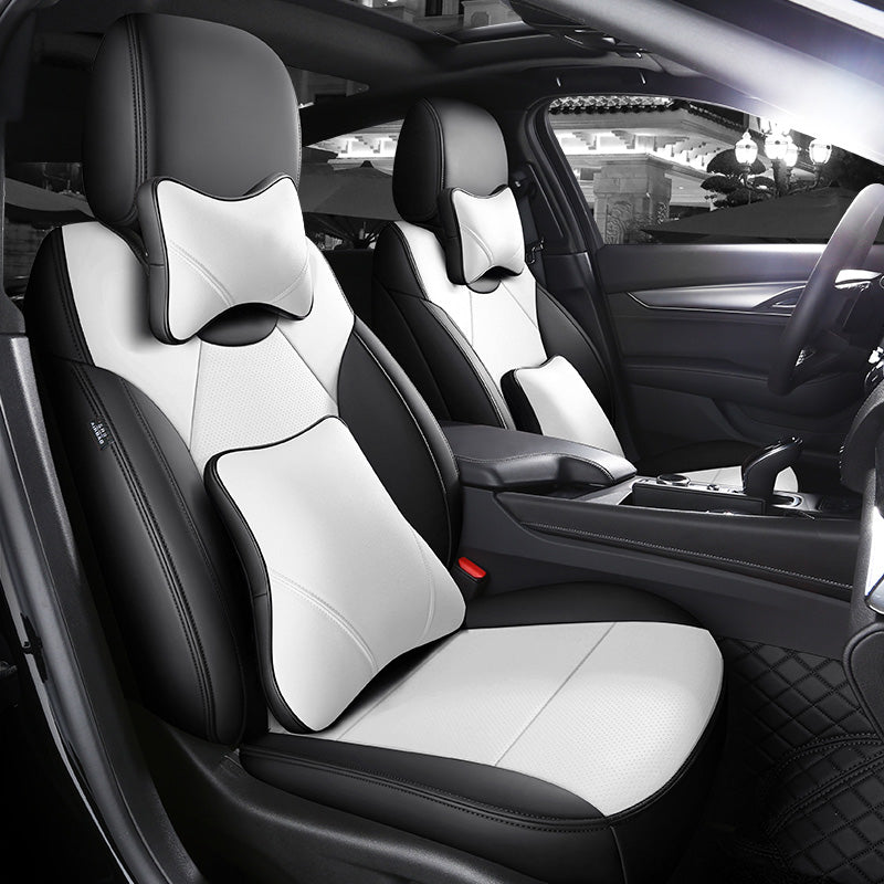 Custom Fit 360° Leather Seat Covers for Cadillac CT4/CT5 (2020–2025) – Full Set, Luxury Design