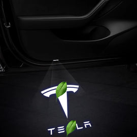 Car Door Lights for Tesla Model 3/Y/X/S Logo Projector,LED Welcome Lights