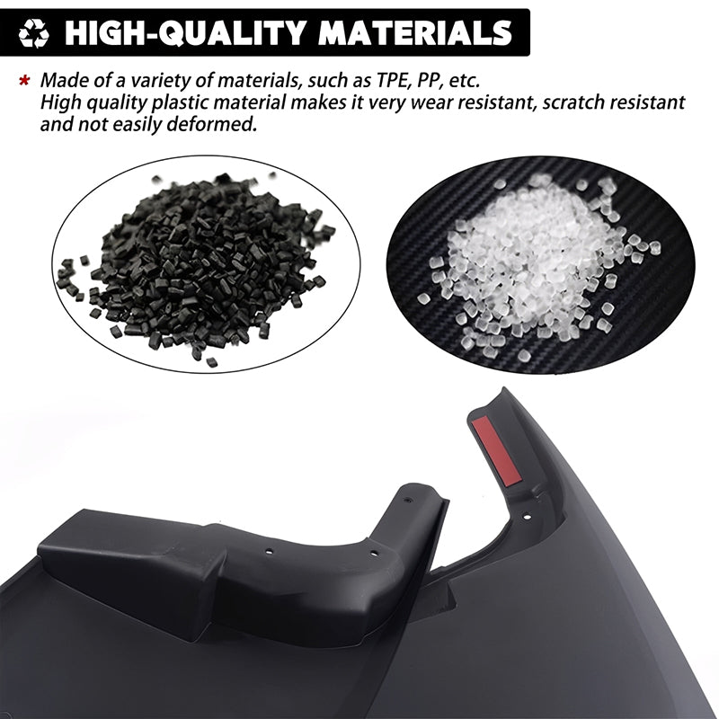 Mud Flaps for 2017-2024 Ford F-250 F-350 (4PCS) - Front & Rear Splash Guards