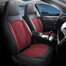 Load image into Gallery viewer, High-Back Leather Car Seat Covers, Waterproof, Airbag Compatible, for Cars, SUVs, Trucks, and Vans