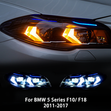 Load image into Gallery viewer, Suitable for BMW 5 Series F10/F18 LED Retrofit Dual Beam Lens Headlight Assembly 2011-2017 – Factory HID Models Only