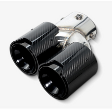 Load image into Gallery viewer, Carbon Fiber Dual Exhaust Tips for BMW M2/M3/M4 3 Series G20/G21/G23/G42 (2019+)