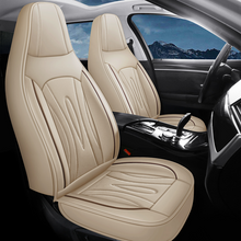 Load image into Gallery viewer, High-Back Leather Car Seat Covers, Waterproof, Airbag Compatible, for Cars, SUVs, Trucks, and Vans