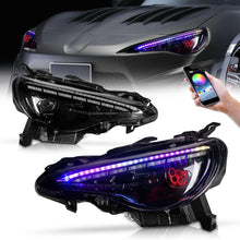 Load image into Gallery viewer, LED Headlights for 2012–2021 Toyota 86, Subaru BRZ, Scion FR-S – RGB DRL, Sequential Turn Signals, Plug & Play Pair