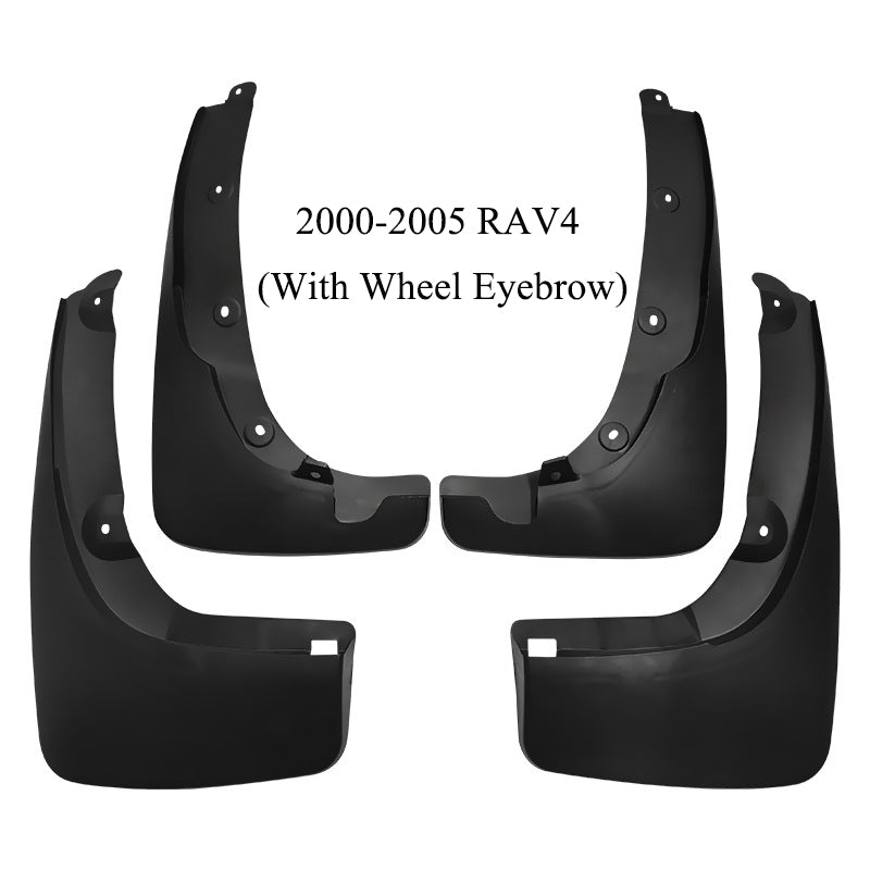 Mud Flaps Compatible with Toyota RAV4 (2000-2024) - Front & Rear Splash Guards, 4PCS/Set