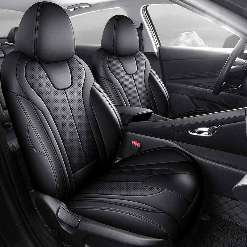 Custom Luxury Leather Seat Covers Full Set for Hyundai Elantra (2011–2025)