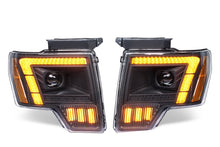 Load image into Gallery viewer, For Ford Raptor F-150 LED Projector Headlights 2009–2014 Sequential Turn Signal Plug and Play Front Lamp Assembly