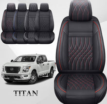 Load image into Gallery viewer, Custom Fit Car Seat Covers Full Set for Nissan Titan(2017-2025)