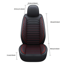 Load image into Gallery viewer, 5-Piece Car Seat Covers Full Set – Universal Faux Leather Cushions for Cars, SUVs & Trucks