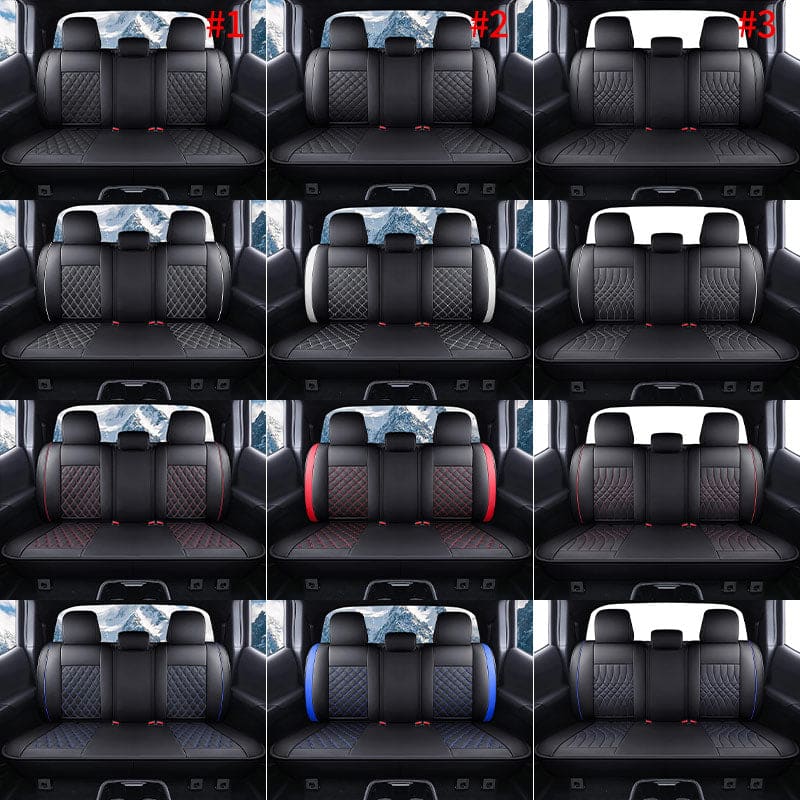 Custom Fit Leather Car Seat Covers Full Set For Nissan Frontier (2005-2025)