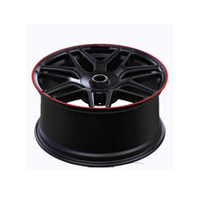 Load image into Gallery viewer, Forged wheels 21, 22 inches suitable for Mercedes-Benz G500, G63  Black with Red Lip Wheels(1PC)