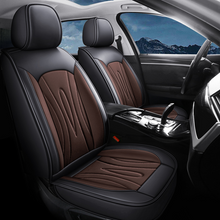 Load image into Gallery viewer, High-Back Leather Car Seat Covers, Waterproof, Airbag Compatible, for Cars, SUVs, Trucks, and Vans