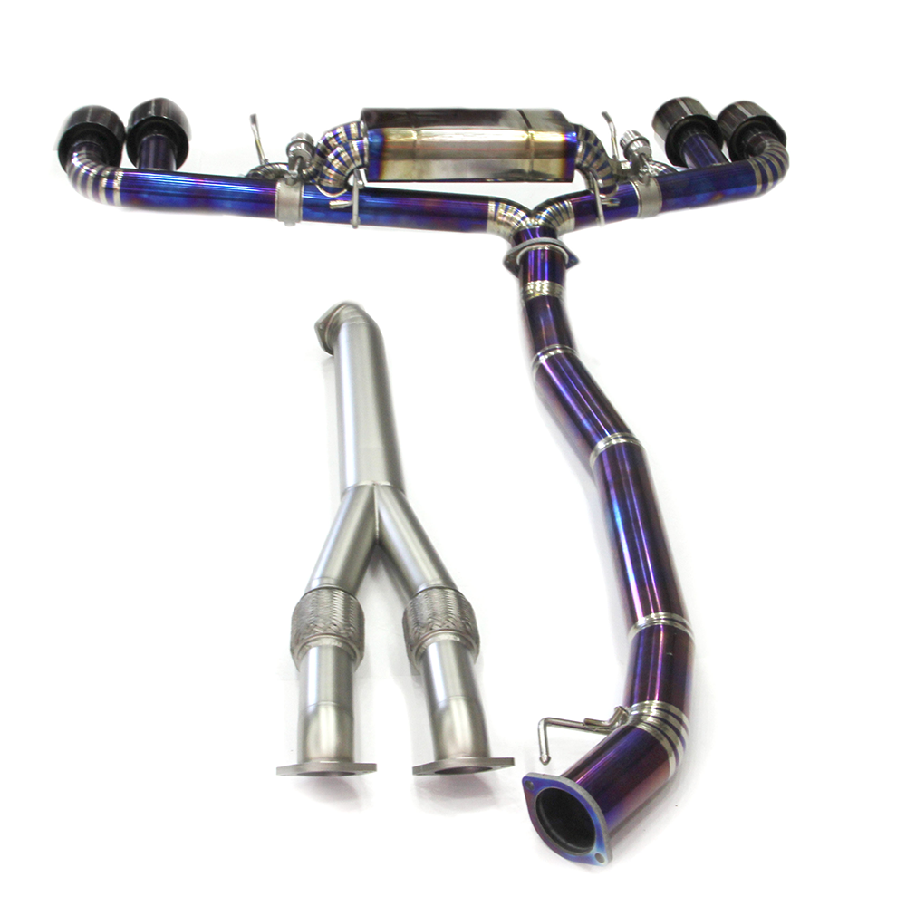 For Nissan GTR R35 2008–2023 Titanium Valved Exhaust System – Full Turbo-Back Upgrade