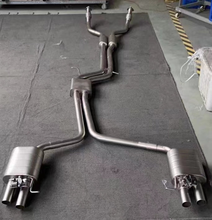 Valved Sport Exhaust System for Audi B8 S4/S5 3.0T 2009-2015 | Dual Exit | Steel/Titanium