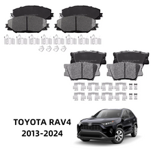 Load image into Gallery viewer, For 2013-2025 Toyota RAV4 Front & Rear Ceramic Disc Brake Pads