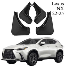 Load image into Gallery viewer, Mud Flaps for 2022-2025 Lexus NX (NX250, NX350, NX350h, NX450h) - Front & Rear Splash Guards, 4-Piece Set