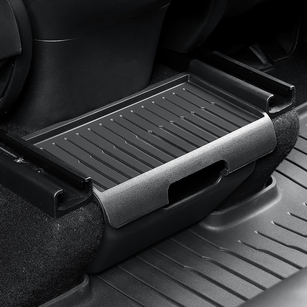 Tesla Model 3/Y Custom Storage Organizer 10-Piece Set - Highland/Juniper Floor Mats+Trunk Bucket+Phone Holder