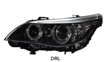 Load image into Gallery viewer, Headlights for BMW 5 Series E60 (2003–2010), Angel Eye Projector Lens Modified Headlamp Assembly