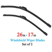 Load image into Gallery viewer, Boneless Silent Windshield Wiper Blades – OEM Quality for Nissan Rogue, Altima, Sentra (Set of 2)