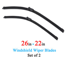 Load image into Gallery viewer, Boneless Silent Wiper Blades – OEM Quality for Ford F-150, Explorer, Bronco & More (Set of 2)