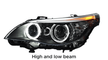 Load image into Gallery viewer, Headlights for BMW 5 Series E60 (2003–2010), Angel Eye Projector Lens Modified Headlamp Assembly