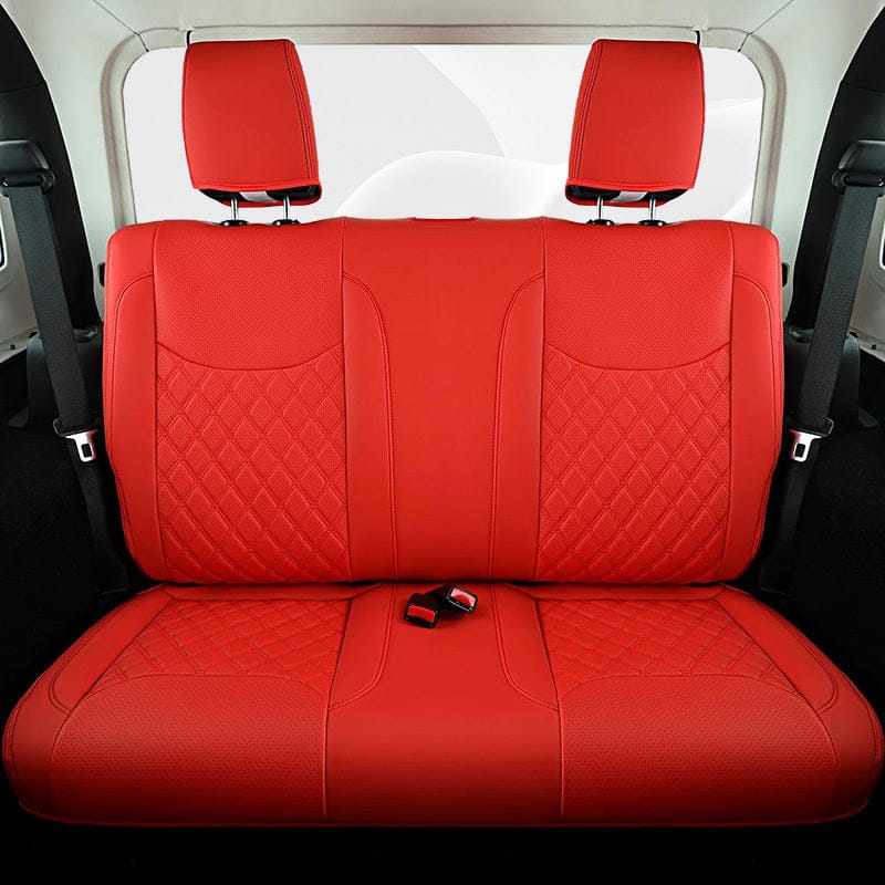 Custom Nappa Leather Car Seat Covers Full Set Special for Jeep Wrangler (2007-2024)